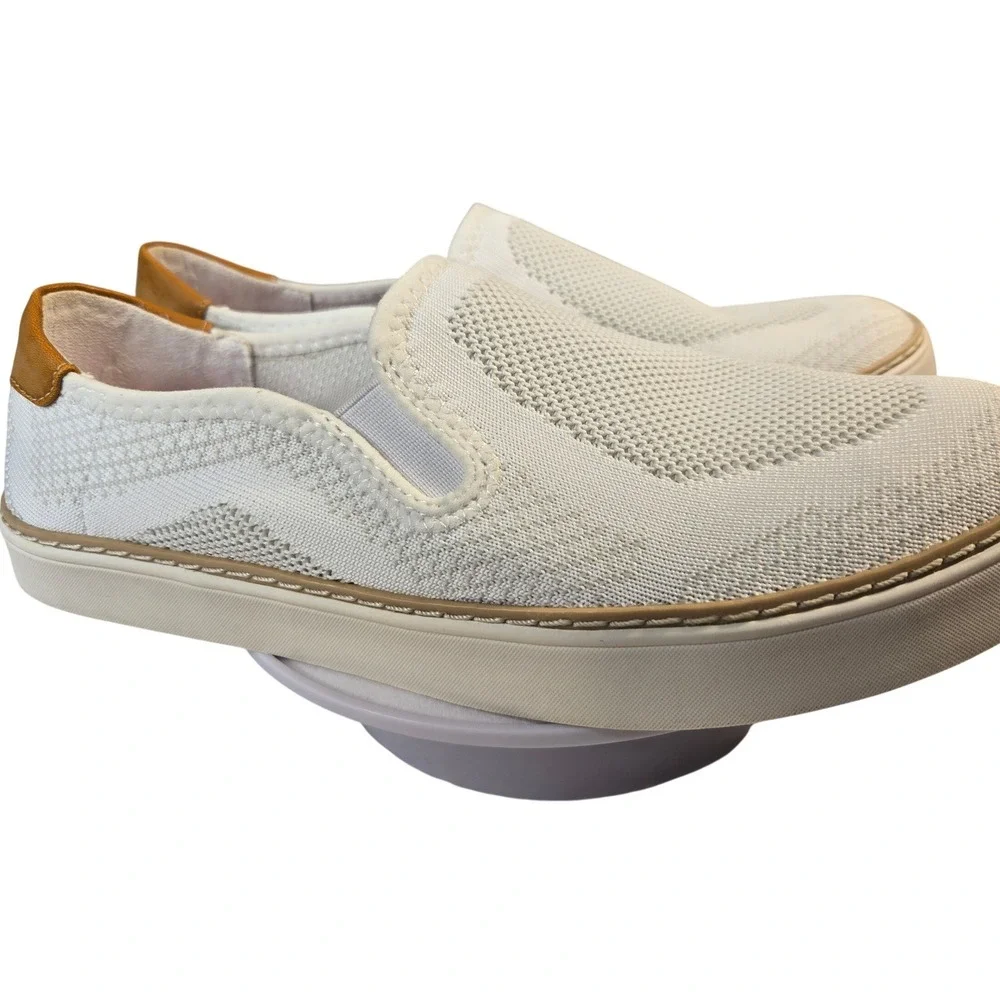Dr Scholls Madi Knit White Slip On Sneakers Womens 8.5 Loafers BE FREE Energy - Picture 3 of 8